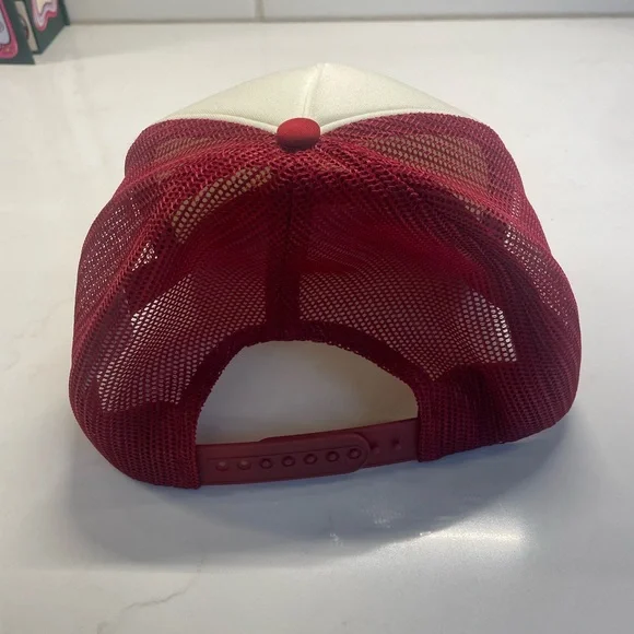 Spiritual Gangster Lovers Club Red and Cream Cap-NWOT One size - Picture 2 of 3